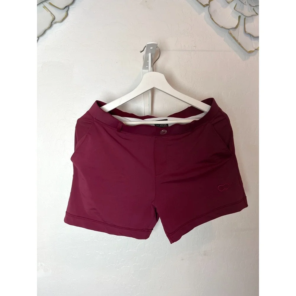 2Eros Bondi Mens Mid-Thigh Swim Short in Eco-Fabric size XL  Burgundy